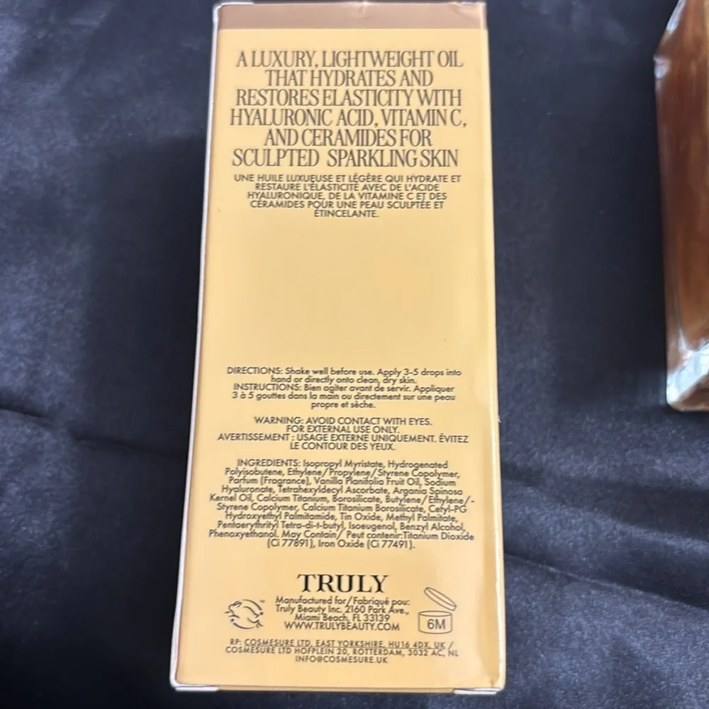 TRULY Golden Glaze Body Oil with Vitamin C New